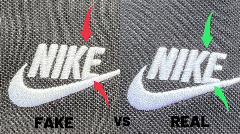 real vs fake nike logo|identify the correct logo.